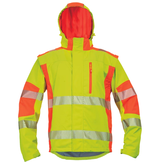 LATTON softshell kabát HV sárga/narancssárga