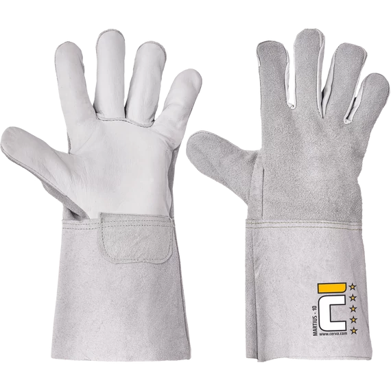MARTIUS bőrkesztyű kevlar