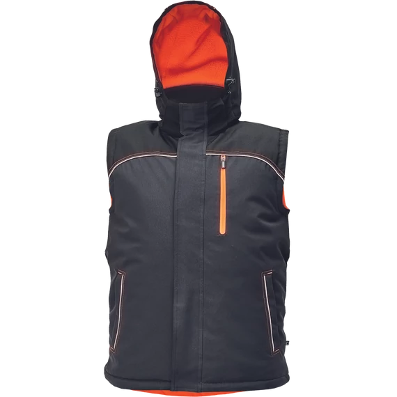 KNOXFIELD bélelt mellény antracit/narancs XS