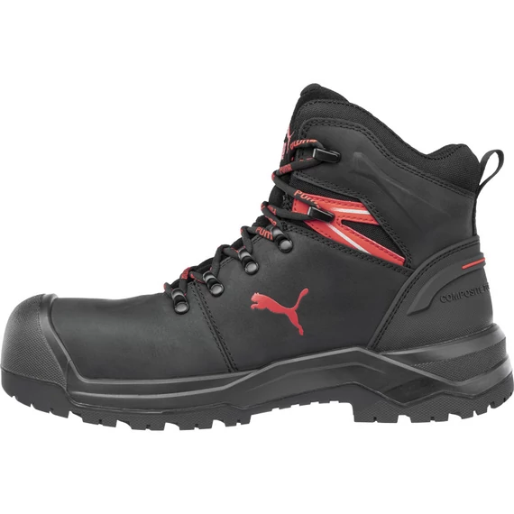 Puma Iron HD Blk Mid S3S FO LG CI SR munkavédelmi bakancs 