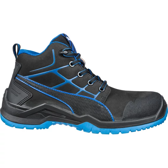 Puma Krypton Blue Mid S3 ESD SRC Védőbakancs 