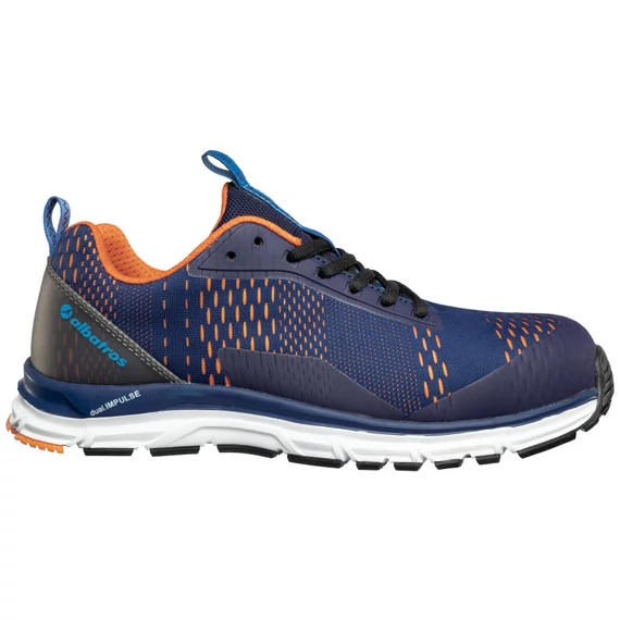 Albatros AER55 Impulse Blue Orange Low S1PS ESD FO HRO SR munkavédelmi cipő 
