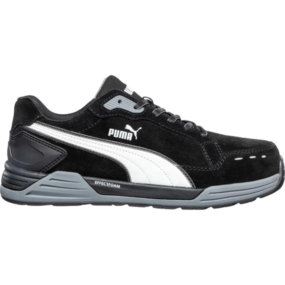 Puma Airtwist Black Low S3 ESD HRO SRC munkavédelmi cipő 