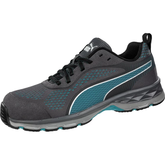 Puma Fuse Knit Blue Wns Low S1P ESD HRO SRC női munkavédelmi cipő 