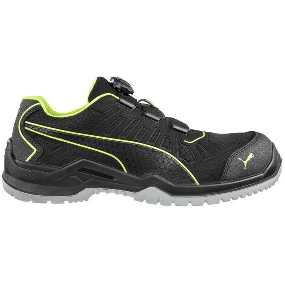 Puma Fuse TC Green Disc Low S1P ESD SRC munkavédelmi cipő 