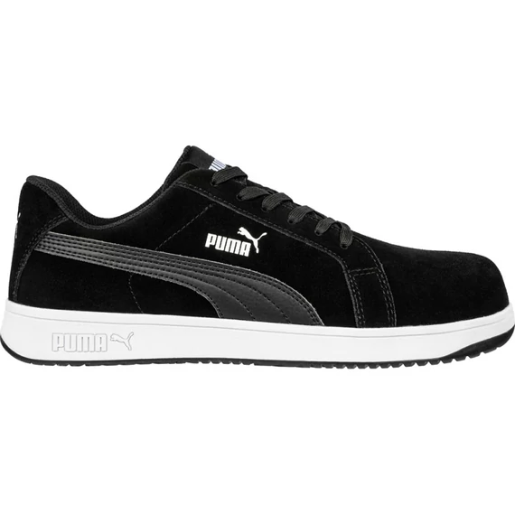 Puma Iconic Black Low S1PL ESD FO HRO SR munkavédelmi cipő 