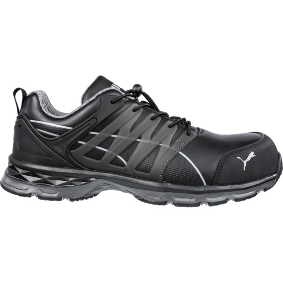 Puma Velocity 2.0 Black Low S3 ESD HRO SRC munkavédelmi cipő 