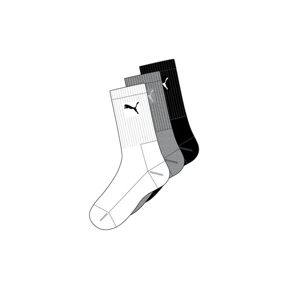 Puma Sport zokni - 3pár/csomag 