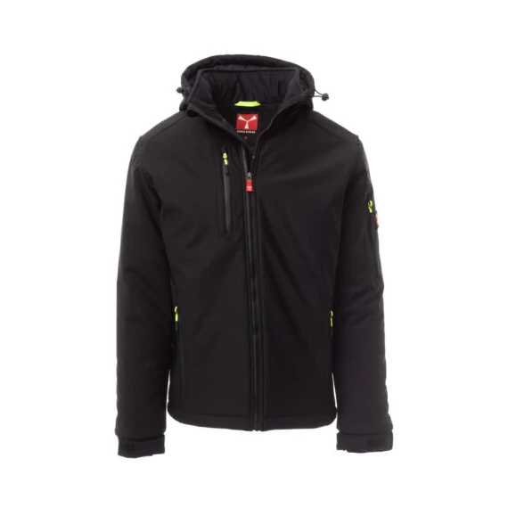Payper Creek Pad bélelt softshell kabát fekete/fekete