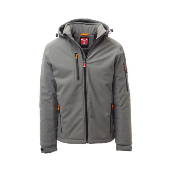 Payper Creek Pad bélelt softshell kabát szürke/fekete