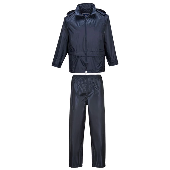 Essentials esőruha (2 részes öltöny) Navy, Sárga