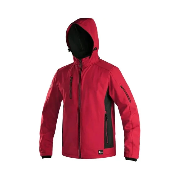 CXS DURHAM SOFTSHELL KABÁT  Piros - Fekete