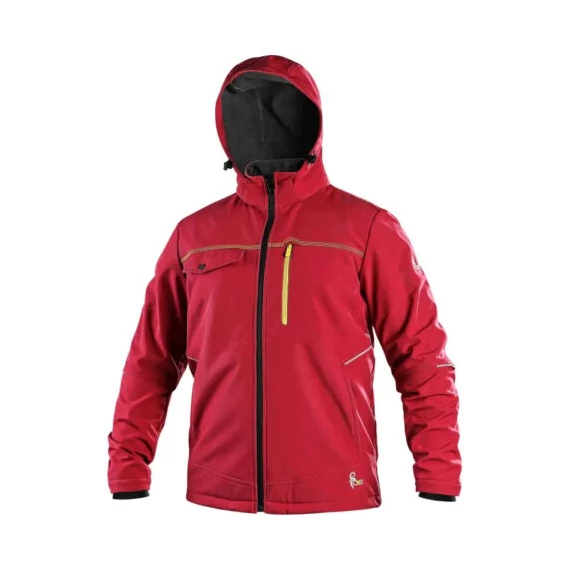 CXS STRETCH SOFTSHELL KABÁT PIROS