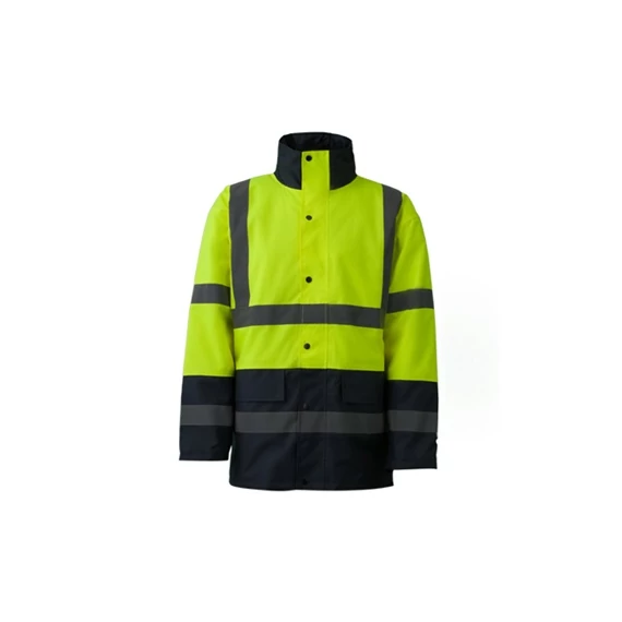 Télikabát jólláthatósági vízhatlan (100%poliészter) TOP EAGLE Y, fluo srága