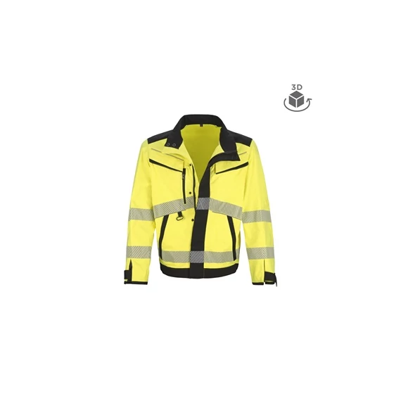 TOP PHOENIX HI2D J munkakabát, fluo yellow/black