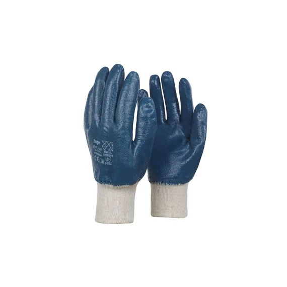 TOP OIL FULL nitril mártott védőkesztyű, erős kopásállóságú, kék, 10/XL