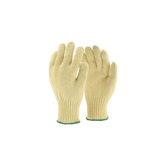 Védőkesztyű hőálló vágásbiztos 100% para-aramid, sárga