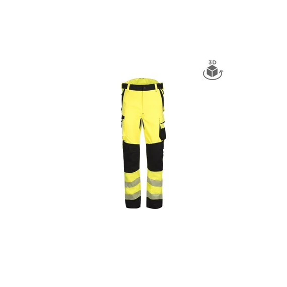 TOP PHOENIX HI2D P derekas nadrág, fluo yellow/black