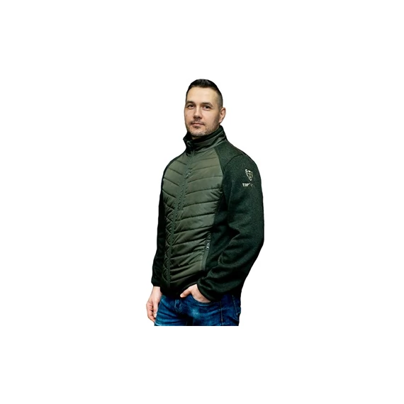 Dzseki steppelt őszi-tavaszi (100%poliészter) TOP E-Hunter JG, erdő zöld