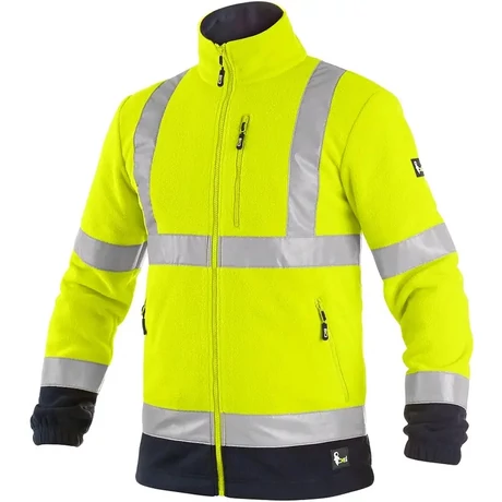 Preston fleece jól láthatósági kabát Sárga/kék