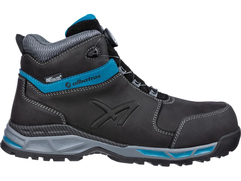Albatros Tofane Black QL CTX Mid S7S ESD FO HRO SR munkavédelmi bakancs
