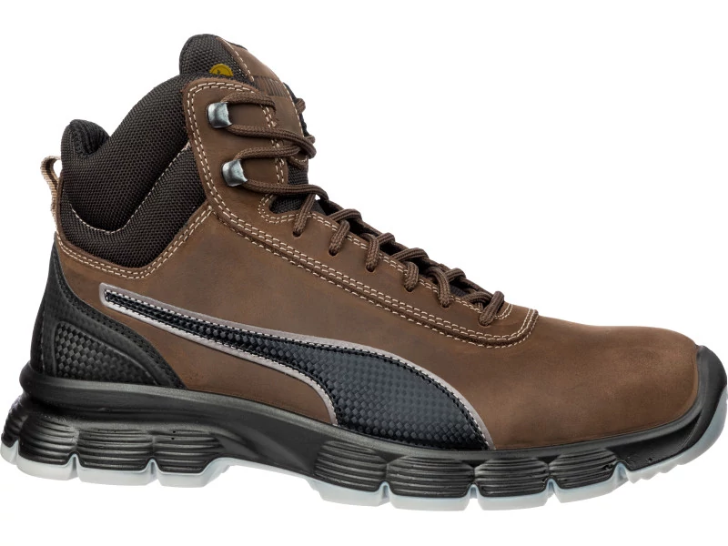 Puma Condor Brown Mid S3L ESD FO SR munkavédelmi bakancs 