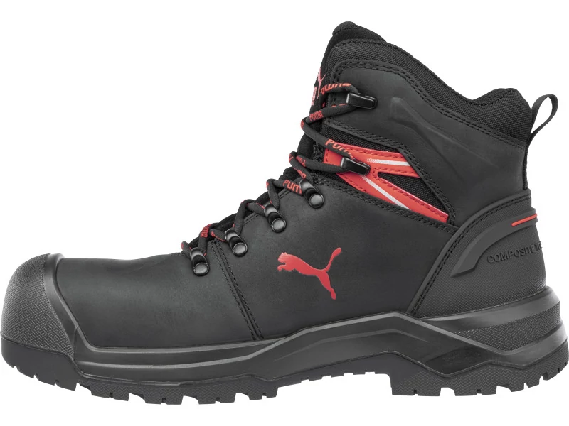 Puma Iron HD Blk Mid S3S FO LG CI SR munkavédelmi bakancs 