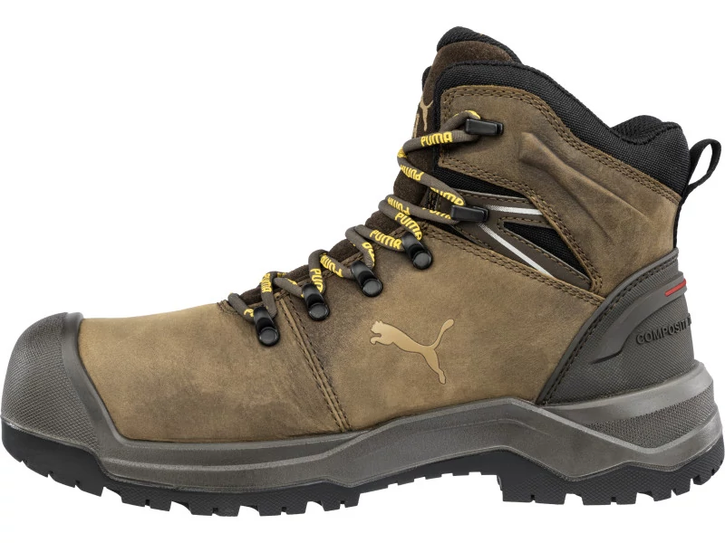 Puma Iron HD Brown Mid S3S FO LG CI SR munkavédelmi bakancs 
