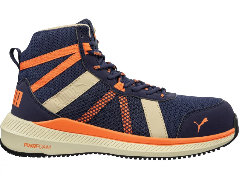 Puma Rival Blue/Orange S1PS ESD FO HRO SR munkavédelmi bakancs 