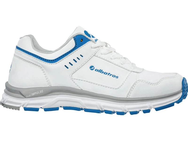 Albatros Whiz ST White Low O2 ESD HRO SRA női munkavédelmi cipő 