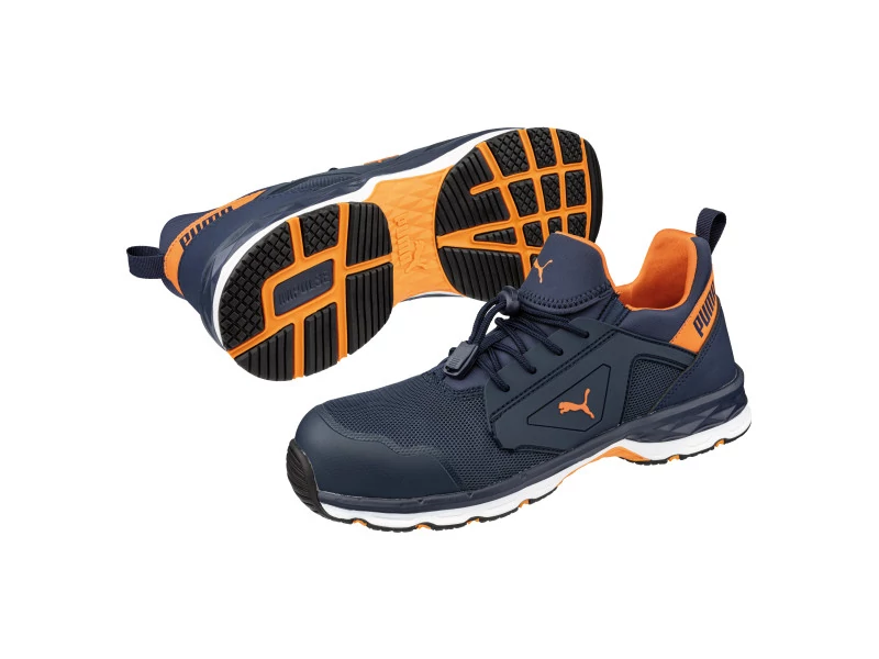Puma Chase Blue/Orange S1PS ESD FO HRO SR munkavédelmi cipő 