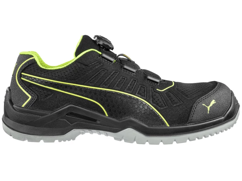 Puma Fuse TC Green Disc Low S1P ESD SRC munkavédelmi cipő 