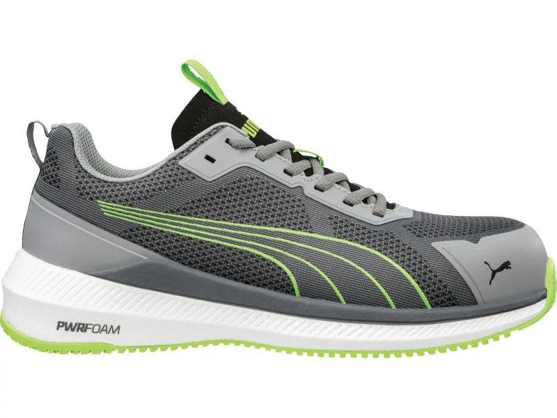 Puma Slide Grey/Green S1PS ESD FO HRO SR munkavédelmi cipő 