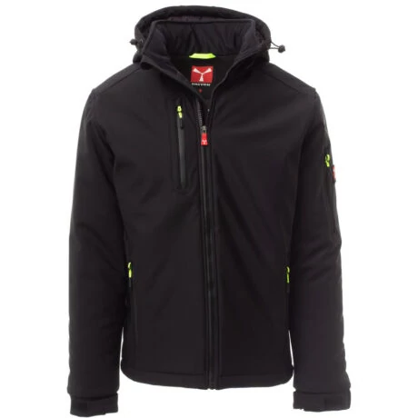 Payper Creek Pad bélelt softshell kabát fekete/fekete