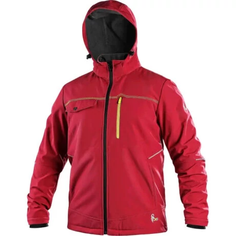 CXS STRETCH SOFTSHELL KABÁT PIROS