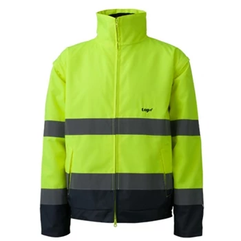 Dzseki jól láthatósági 2:1 (100%poliészter) TOP BUZZARD Y, fluo sárga