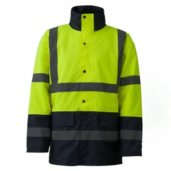 Télikabát jólláthatósági vízhatlan (100%poliészter) TOP EAGLE Y, fluo srága