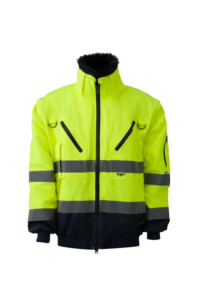 Pilóta Dzseki 4:1 (55%pamut) TOP FALCON FLUO, fluo sárga/sötétkék