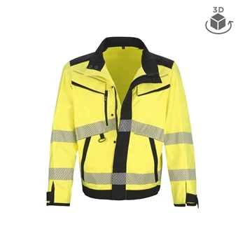 TOP PHOENIX HI2D J munkakabát, fluo yellow/black