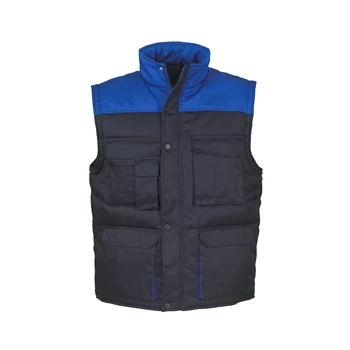 TOP VEST THUNDER bélelt mellény, 80% poliészter, 20% pamut, multifunkciós zsebek, sötétkék