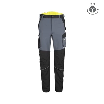 TOP PHOENIX CO2D P derekas nadrág, black/grey/fluo yellow